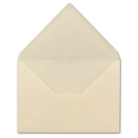 50 DIN C5 Briefumschläge Creme mit gerippter Struktur 22,9 x 16,2 cm 100 g/m²  Nassklebung Post-Umschläge ohne Fenster  ideal für Weihnachten Grußkarten Einladungen von Ihrem Glüxx-Agent