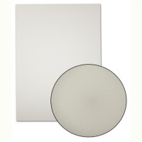 25 Blatt DIN A4 Karton-Bögen - Weiß - Ton-Papier mit edler Rippung, 220 g/m² - matte Oberfläche - hochwertiges Bastelpapier und Briefpapier