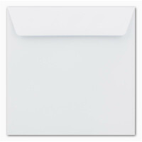 100 Quadratische Briefumschläge Weiß  15,5 x 15,5 cm 120 g/m² Nassklebung Post-Umschläge ohne Fenster  ideal für Weihnachten Grußkarten Einladungen von Ihrem Glüxx-Agent