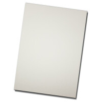 50 Blatt DIN A4 Briefpapier - Bastelpapier - Weiß - Ton-Papier mit edler Rippung, 100 g/m² - matte Oberfläche - hochwertiges Schreibpapier