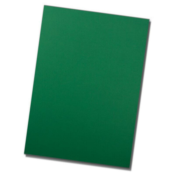 500 Blatt DIN A4 Briefpapier - Bastelpapier - Dunkelgrün - Ton-Papier mit edler Rippung, 100 g/m² - matte Oberfläche - hochwertiges Schreibpapier