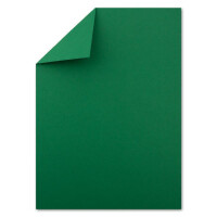 500 Blatt DIN A4 Briefpapier - Bastelpapier - Dunkelgrün - Ton-Papier mit edler Rippung, 100 g/m² - matte Oberfläche - hochwertiges Schreibpapier