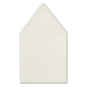 25 Quadratische Briefumschläge Naturweiß  15,5 x 15,5 cm 110 g/m² Nassklebung Post-Umschläge ohne Fenster  ideal für Weihnachten Grußkarten Einladungen von Ihrem Glüxx-Agent