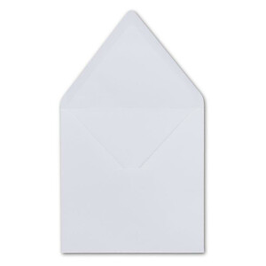 25 Quadratische Briefumschläge Hochweiss  15,5 x 15,5 cm 100 g/m² Nassklebung Post-Umschläge ohne Fenster  ideal für Weihnachten Grußkarten Einladungen von Ihrem Glüxx-Agent