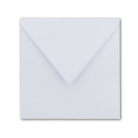 25 Quadratische Briefumschläge Hochweiss  15,5 x 15,5 cm 100 g/m² Nassklebung Post-Umschläge ohne Fenster  ideal für Weihnachten Grußkarten Einladungen von Ihrem Glüxx-Agent