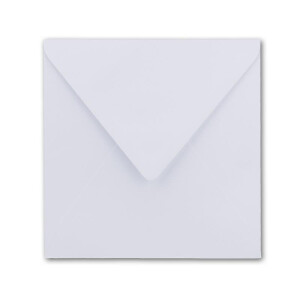 150 Quadratische Briefumschläge Hochweiss  15,5 x 15,5 cm 100 g/m² Nassklebung Post-Umschläge ohne Fenster  ideal für Weihnachten Grußkarten Einladungen von Ihrem Glüxx-Agent