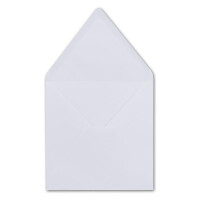 200 Quadratische Briefumschläge Hochweiss  15,5 x 15,5 cm 100 g/m² Nassklebung Post-Umschläge ohne Fenster  ideal für Weihnachten Grußkarten Einladungen von Ihrem Glüxx-Agent