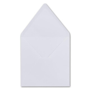 700 Quadratische Briefumschläge Hochweiss  15,5 x 15,5 cm 100 g/m² Nassklebung Post-Umschläge ohne Fenster  ideal für Weihnachten Grußkarten Einladungen von Ihrem Glüxx-Agent