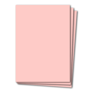 50 Blatt Tonkarton DIN A4 - Rosa - 240 g/m² dicker Bastelkarton - 21,0 x 29,7 cm Pappe zum basteln für Fotoalbum Menükarte Bedruckbar DIY kreativ sein