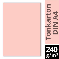 200 Blatt Tonkarton DIN A4 - Rosa - 240 g/m² dicker Bastelkarton - 21,0 x 29,7 cm Pappe zum basteln für Fotoalbum Menükarte Bedruckbar DIY kreativ sein