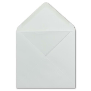 25 Quadratische Briefumschläge Weiß  15 x 15 cm 100 g/m² Nassklebung Post-Umschläge ohne Fenster  ideal für Weihnachten Grußkarten Einladungen von Ihrem Glüxx-Agent