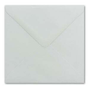 25 Quadratische Briefumschläge Weiß  15 x 15 cm 100 g/m² Nassklebung Post-Umschläge ohne Fenster  ideal für Weihnachten Grußkarten Einladungen von Ihrem Glüxx-Agent