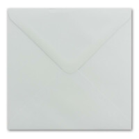 50 Quadratische Briefumschläge Weiß  15 x 15 cm 100 g/m² Nassklebung Post-Umschläge ohne Fenster  ideal für Weihnachten Grußkarten Einladungen von Ihrem Glüxx-Agent
