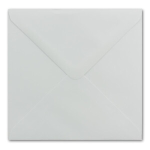 300 Quadratische Briefumschläge Weiß  15 x 15 cm 100 g/m² Nassklebung Post-Umschläge ohne Fenster  ideal für Weihnachten Grußkarten Einladungen von Ihrem Glüxx-Agent