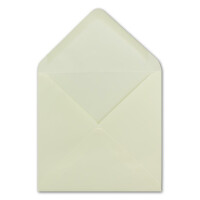 25 Quadratische Briefumschläge Champagnerfarben - 15 x 15 cm - 100 g/m² - Spitze Klappe mit Nassklebung Post-Umschläge ohne Fenster von Ihrem Glüxx-Agent