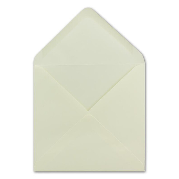 150 Quadratische Briefumschläge Champagnerfarben - 15 x 15 cm - 100 g/m² - Spitze Klappe mit Nassklebung Post-Umschläge ohne Fenster von Ihrem Glüxx-Agent