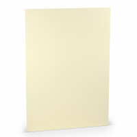PAPERADO 100x Briefpapier DIN A4 - Chamois Beige 100 g/m² - Papierbögen in 29,7 x 21 cm zum Basteln & Drucken