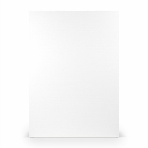 PAPERADO 100x Briefpapier DIN A4 - Weiß gerippt 100 g/m² - Papierbögen in 29,7 x 21 cm zum Basteln & Drucken