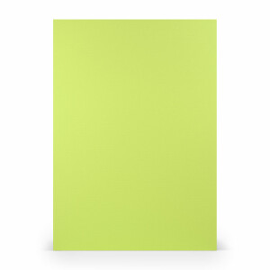 PAPERADO 25x Briefpapier DIN A4 - Maigrün gerippt Grün 100 g/m² - Papierbögen in 29,7 x 21 cm zum Basteln & Drucken