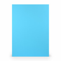 PAPERADO 25x Briefpapier DIN A4 - Pacific gerippt Blau 100 g/m² - Papierbögen in 29,7 x 21 cm zum Basteln & Drucken