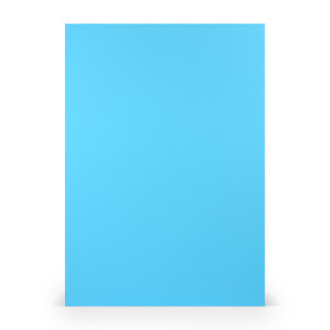 PAPERADO 250x Briefpapier DIN A4 - Pacific gerippt Blau 100 g/m² - Papierbögen in 29,7 x 21 cm zum Basteln & Drucken