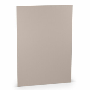 PAPERADO 250x Briefpapier DIN A4 - Taupe gerippt Grau 100 g/m² - Papierbögen in 29,7 x 21 cm zum Basteln & Drucken