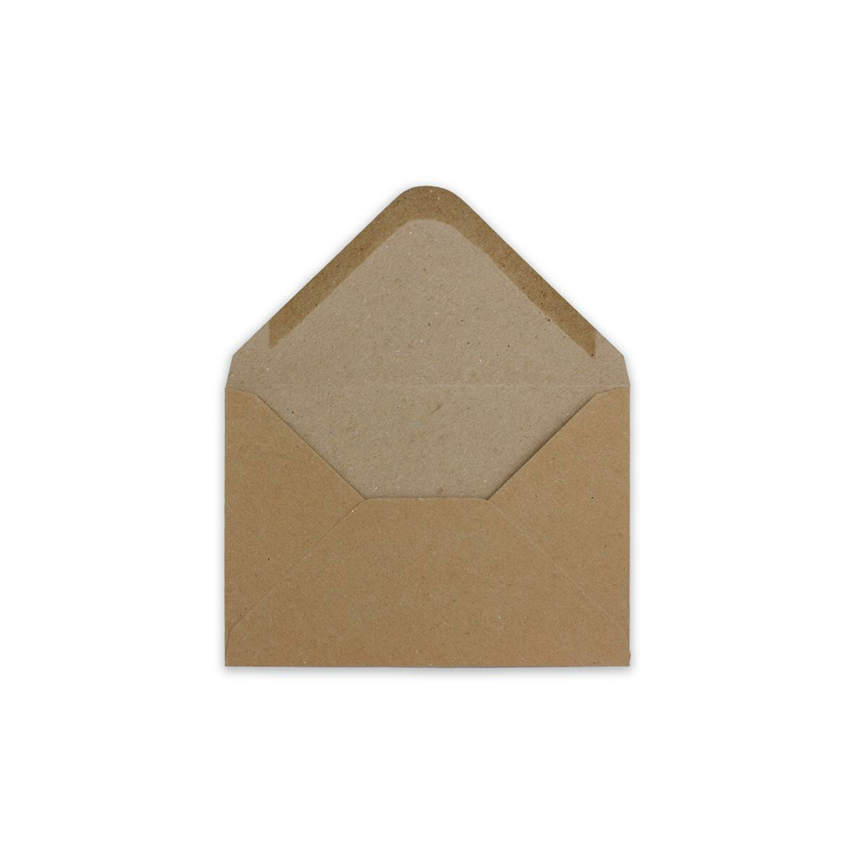 200 DIN B6 Briefumschläge Vintage Braun Recycling 17,8 x 12,5 cm 120 g/m² Nassklebung Post-Umschläge ohne Fenster ideal für Weihnachten Grußkarten Einladungen von Ihrem Glüxx-Agent 