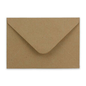 200 DIN B6 Briefumschläge Vintage Braun Recycling 17,8 x 12,5 cm 120 g/m² Nassklebung Post-Umschläge ohne Fenster ideal für Weihnachten Grußkarten Einladungen von Ihrem Glüxx-Agent