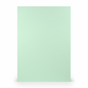 PAPERADO 700x Briefpapier DIN A4 - Mint gerippt Grün 100 g/m² - Papierbögen in 29,7 x 21 cm zum Basteln & Drucken