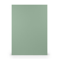 PAPERADO 50x Briefpapier DIN A4 - Eucalyptus gerippt Grün 100 g/m² - Papierbögen in 29,7 x 21 cm zum Basteln & Drucken