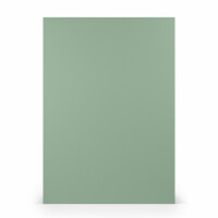 PAPERADO 75x Briefpapier DIN A4 - Eucalyptus gerippt Grün 100 g/m² - Papierbögen in 29,7 x 21 cm zum Basteln & Drucken