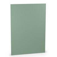 PAPERADO 500x Briefpapier DIN A4 - Eucalyptus gerippt Grün 100 g/m² - Papierbögen in 29,7 x 21 cm zum Basteln & Drucken