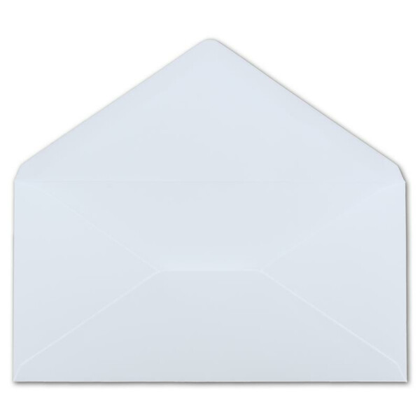 25 DIN Lang Briefumschläge Hochweiß 22 x 11 cm -120 g/m² Nassklebung Post-Umschläge ohne Fenster ideal für Weihnachten Grußkarten Einladungen von Ihrem Glüxx-Agent