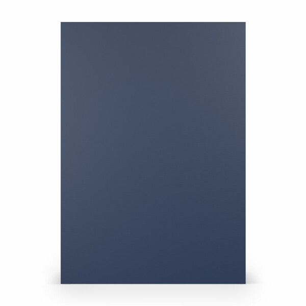 PAPERADO 25x Briefpapier DIN A4 - Jeans gerippt Blau 100 g/m² - Papierbögen in 29,7 x 21 cm zum Basteln & Drucken