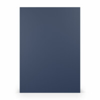 PAPERADO 25x Briefpapier DIN A4 - Jeans gerippt Blau 100 g/m² - Papierbögen in 29,7 x 21 cm zum Basteln & Drucken