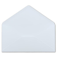 75 DIN Lang Briefumschläge Hochweiß 22 x 11 cm -120 g/m² Nassklebung Post-Umschläge ohne Fenster ideal für Weihnachten Grußkarten Einladungen von Ihrem Glüxx-Agent