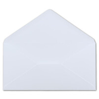 150 DIN Lang Briefumschläge Hochweiß 22 x 11 cm -120 g/m² Nassklebung Post-Umschläge ohne Fenster ideal für Weihnachten Grußkarten Einladungen von Ihrem Glüxx-Agent