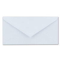 150 DIN Lang Briefumschläge Hochweiß 22 x 11 cm -120 g/m² Nassklebung Post-Umschläge ohne Fenster ideal für Weihnachten Grußkarten Einladungen von Ihrem Glüxx-Agent