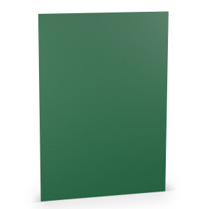 PAPERADO 100x Briefpapier DIN A4 - Tannengrün gerippt Grün 100 g/m² - Papierbögen in 29,7 x 21 cm zum Basteln & Drucken