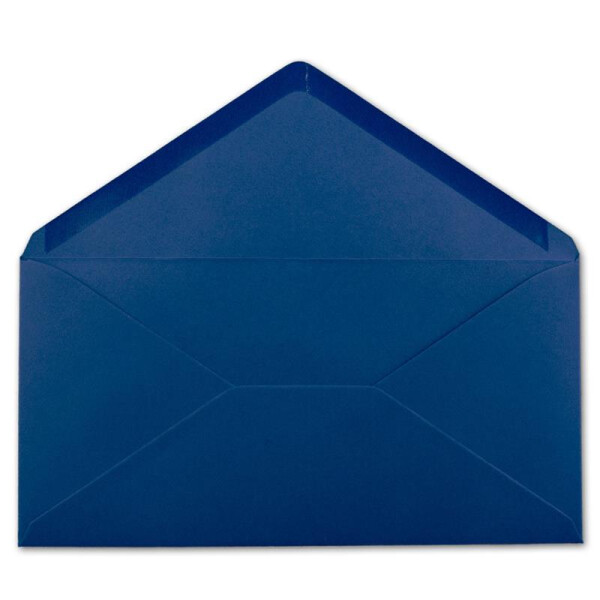 25 DIN Lang Briefumschläge Nachtblau 22 x 11 cm -110 g/m² Nassklebung Post-Umschläge ohne Fenster ideal für Weihnachten Grußkarten Einladungen von Ihrem Glüxx-Agent