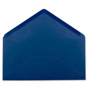 25 DIN Lang Briefumschläge Nachtblau 22 x 11 cm -110 g/m² Nassklebung Post-Umschläge ohne Fenster ideal für Weihnachten Grußkarten Einladungen von Ihrem Glüxx-Agent