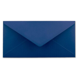 100 DIN Lang Briefumschläge Nachtblau 22 x 11 cm -110 g/m² Nassklebung Post-Umschläge ohne Fenster ideal für Weihnachten Grußkarten Einladungen von Ihrem Glüxx-Agent