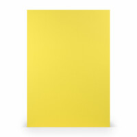 PAPERADO 25x Briefpapier DIN A4 - Soleilgelb gerippt Gelb 100 g/m² - Papierbögen in 29,7 x 21 cm zum Basteln & Drucken