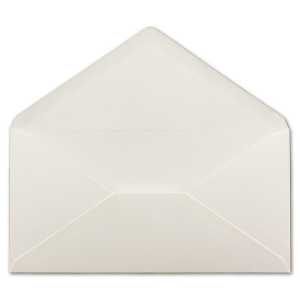 25 DIN Lang Briefumschläge Naturweiß 22 x 11 cm -120 g/m² Nassklebung Post-Umschläge ohne Fenster ideal für Weihnachten Grußkarten Einladungen von Ihrem Glüxx-Agent