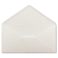 100 DIN Lang Briefumschläge Naturweiß 22 x 11 cm -120 g/m² Nassklebung Post-Umschläge ohne Fenster ideal für Weihnachten Grußkarten Einladungen von Ihrem Glüxx-Agent