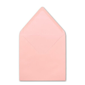 200 Quadratische Briefumschläge Rosa  15,5 x 15,5 cm - 110 g/m² Nassklebung Post-Umschläge ohne Fenster  ideal für Weihnachten Grußkarten Einladungen von Ihrem Glüxx-Agent