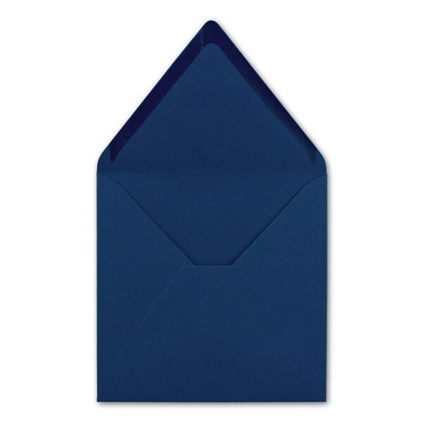 100 Quadratische Briefumschläge Nachtblau  15,5 x 15,5 cm - 110 g/m² Nassklebung Post-Umschläge ohne Fenster  ideal für Weihnachten Grußkarten Einladungen von Ihrem Glüxx-Agent
