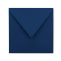 100 Quadratische Briefumschläge Nachtblau  15,5 x 15,5 cm - 110 g/m² Nassklebung Post-Umschläge ohne Fenster  ideal für Weihnachten Grußkarten Einladungen von Ihrem Glüxx-Agent