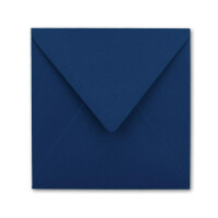 150 Quadratische Briefumschläge Nachtblau  15,5 x 15,5 cm - 110 g/m² Nassklebung Post-Umschläge ohne Fenster  ideal für Weihnachten Grußkarten Einladungen von Ihrem Glüxx-Agent