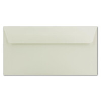 50 DIN Lang Briefumschläge Creme 22,0 x 11,0 cm 90 g/m² Haftklebung Post-Umschläge ohne Fenster ideal für Weihnachten Grußkarten Einladungen von Ihrem Glüxx-Agent
